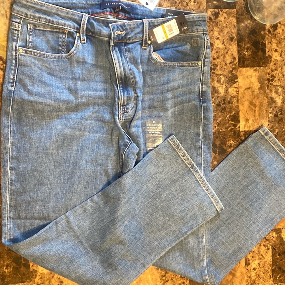Tommy Hilfiger Classic Blue Straight Leg Jeans